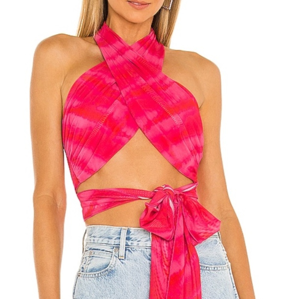 H:ours rios wrap halter top